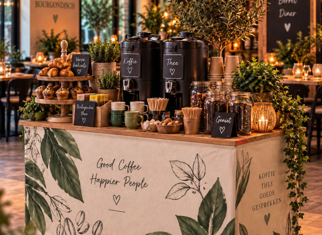 11 creatieve ideeën voor plaats in je horecazaak 10 Koffiebar pallets